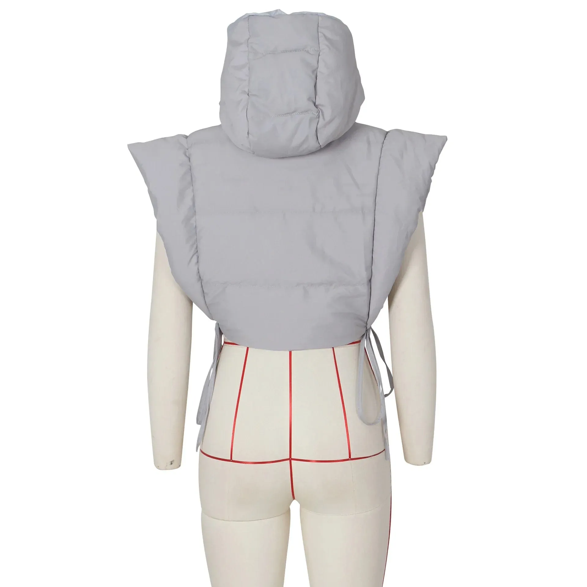 Clara Sleeveless Cropped Jacket