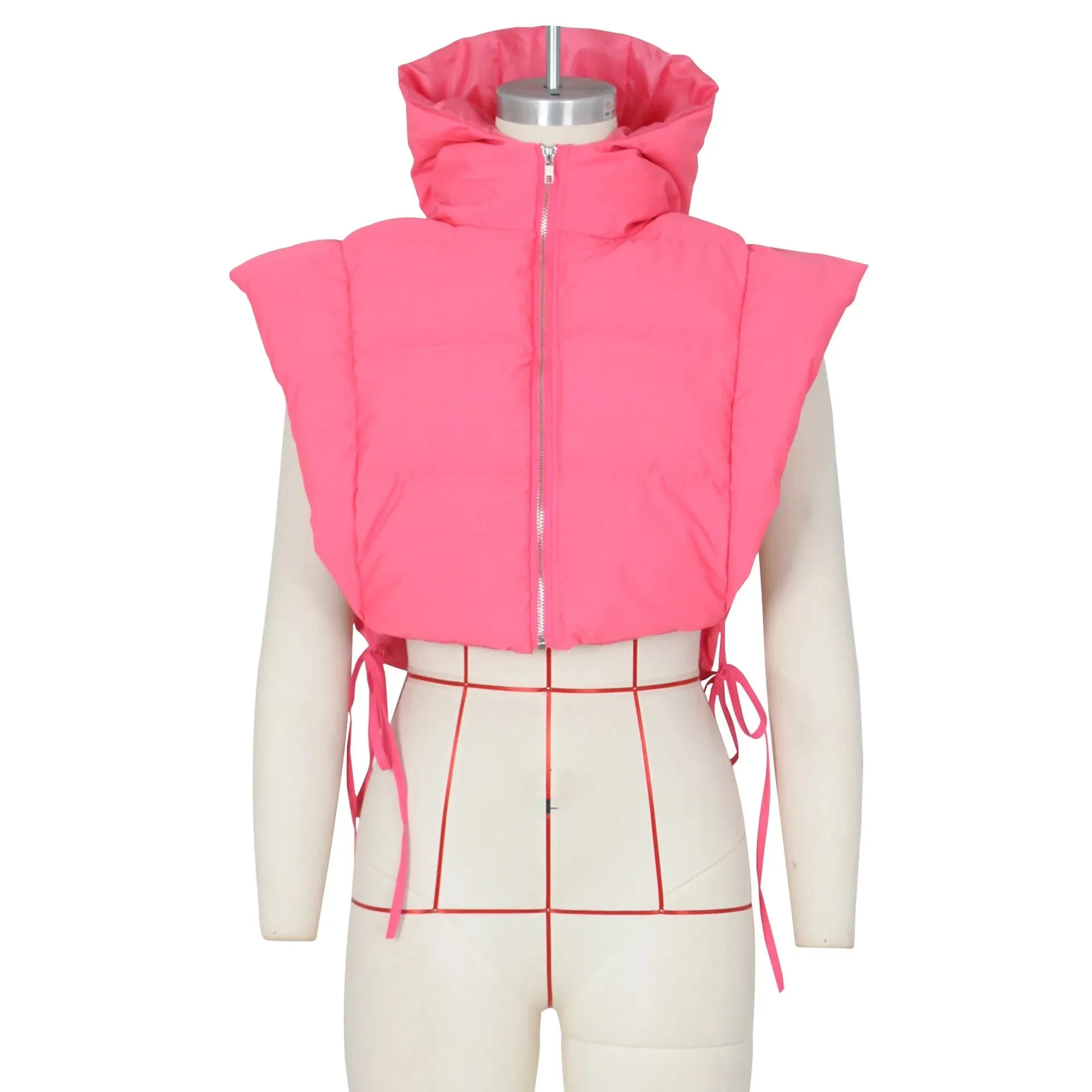 Clara Sleeveless Cropped Jacket