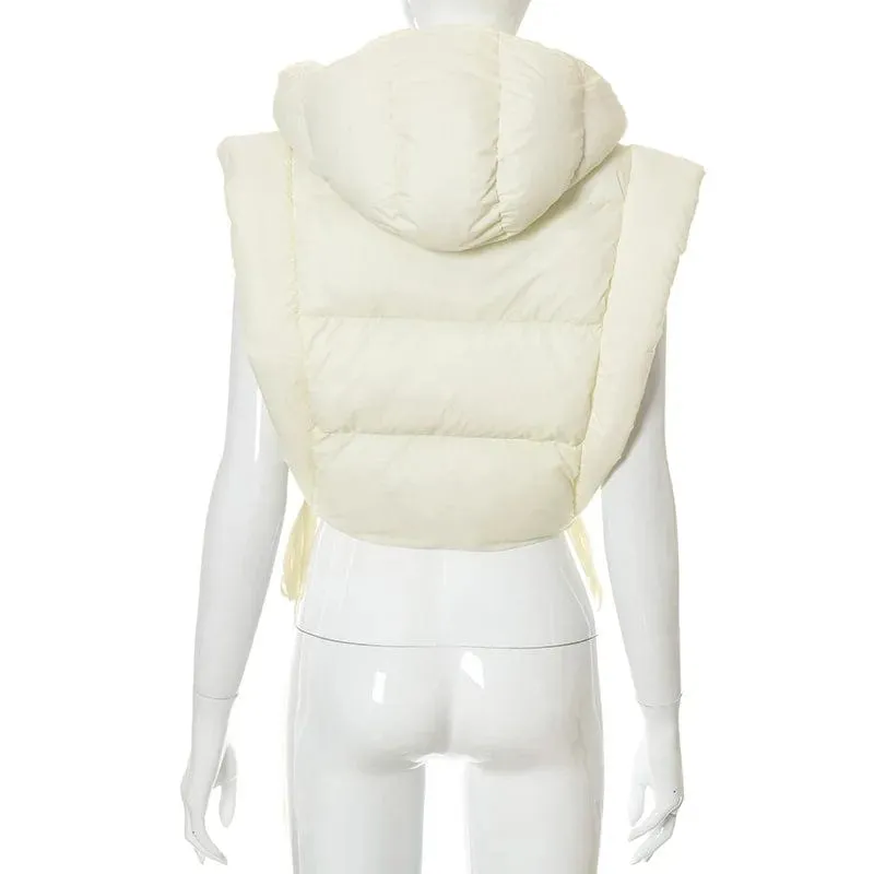 Clara Sleeveless Cropped Jacket