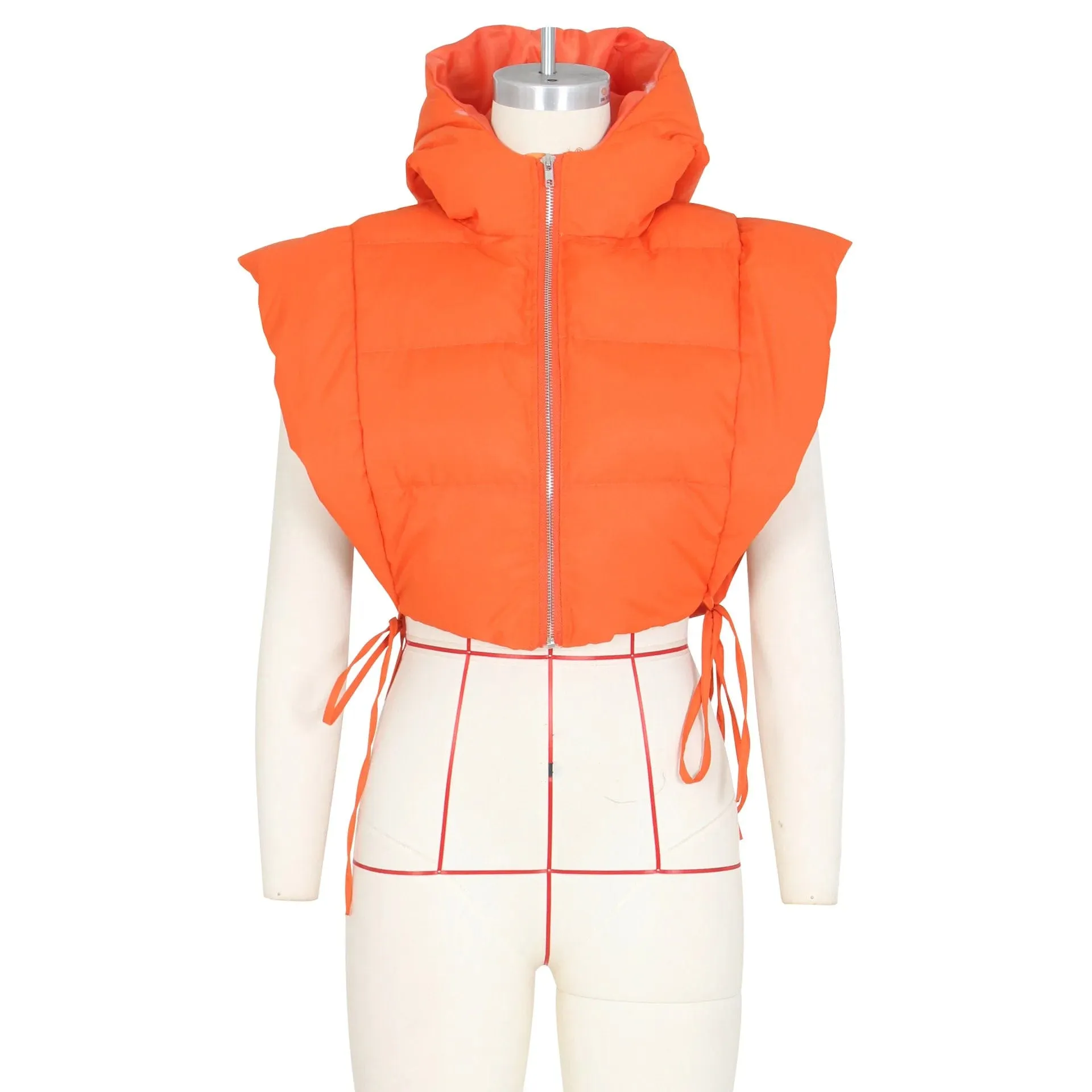 Clara Sleeveless Cropped Jacket