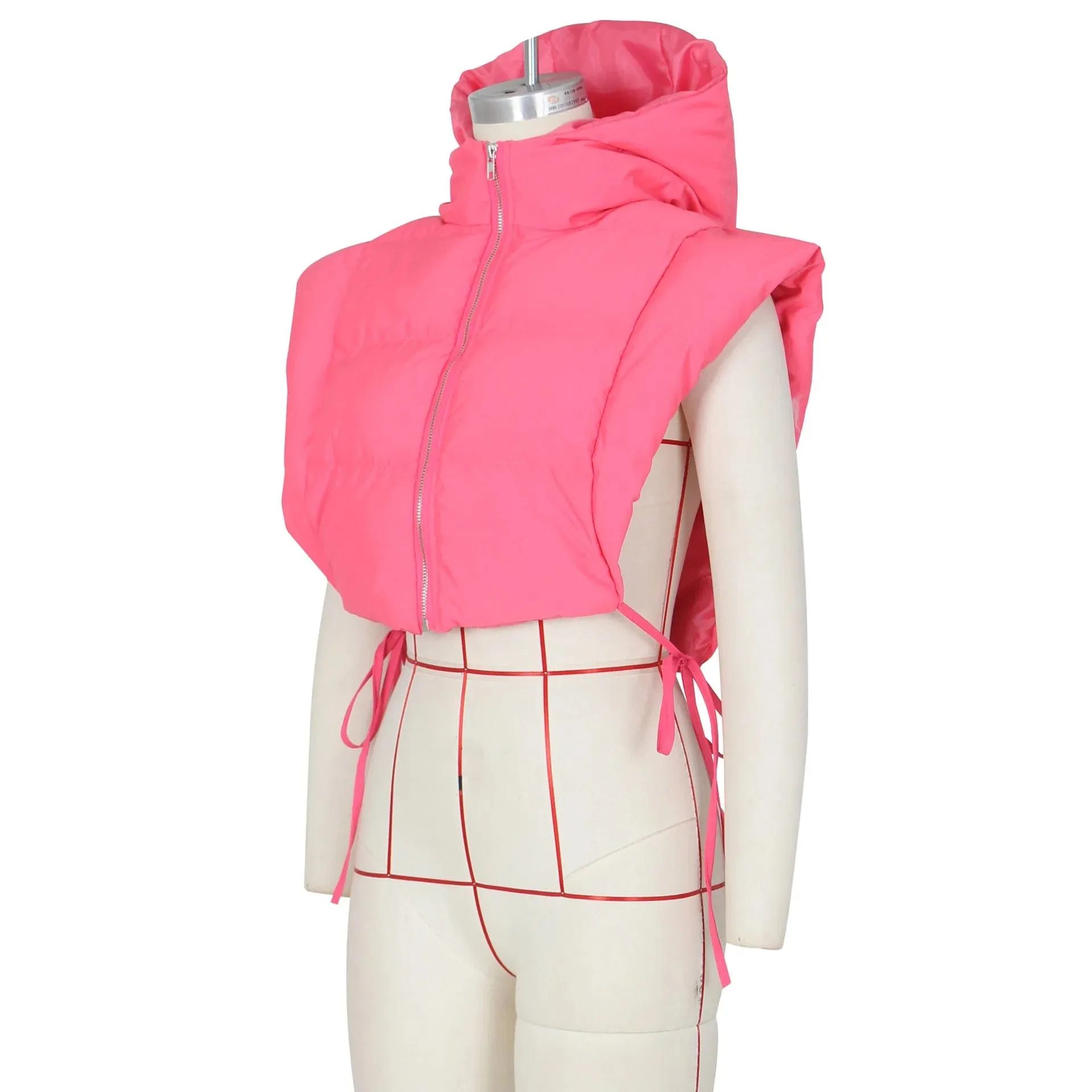 Clara Sleeveless Cropped Jacket