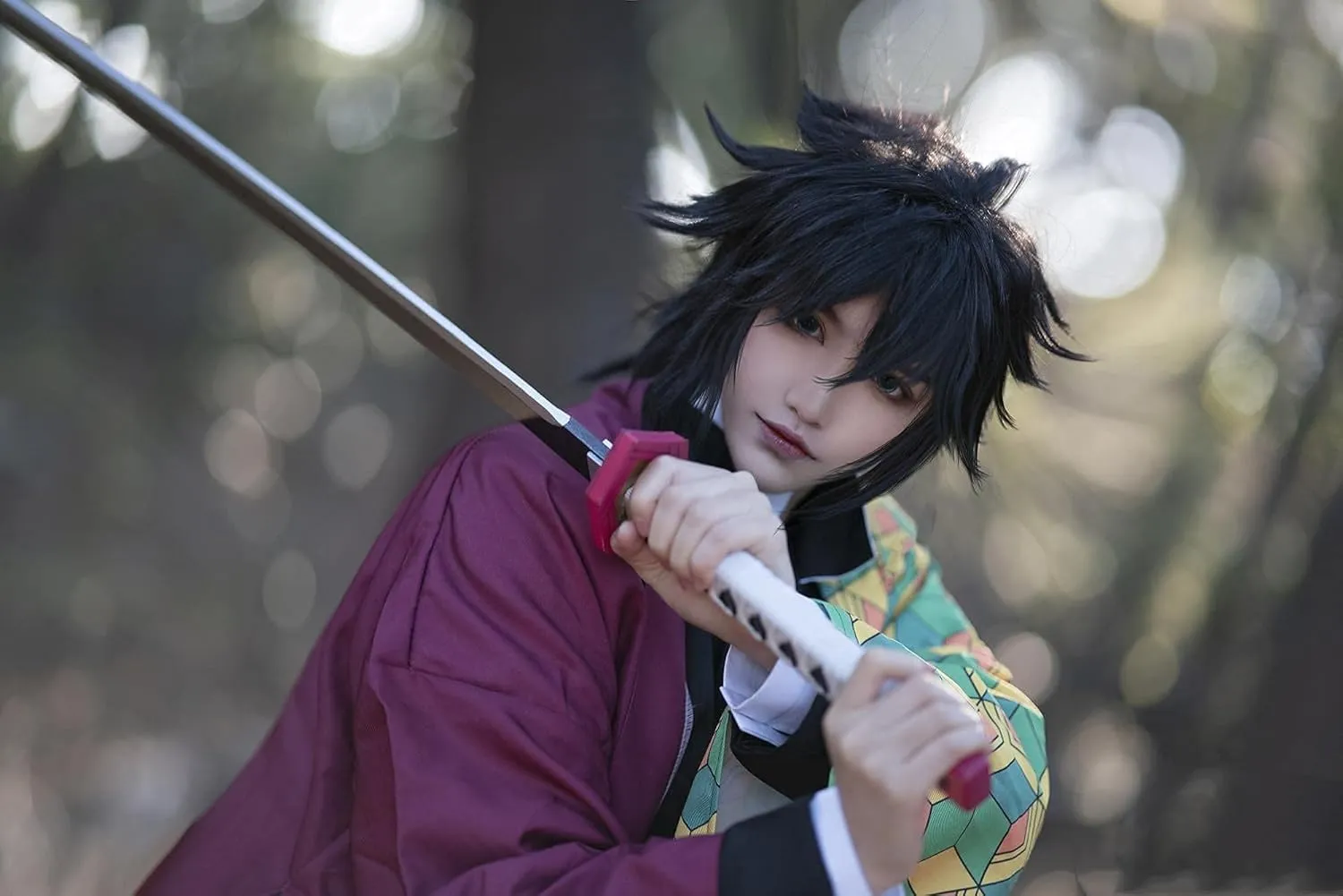 Cloak Tanjirou Tomioka Giyuu Kochou Shinobu Kimono Outfit set Cosplay Halloween Costume