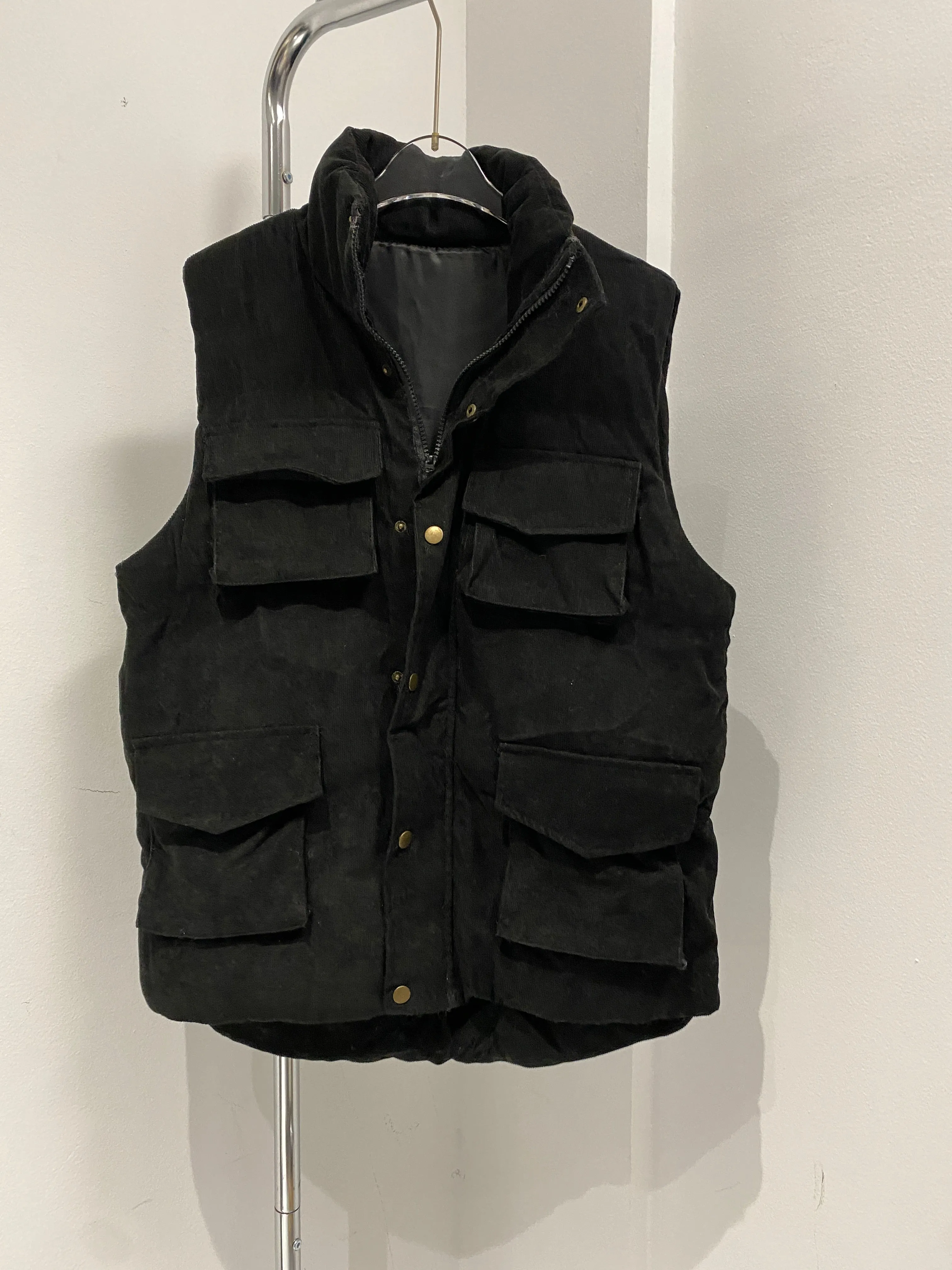 Corduroy Puffer Gilet
