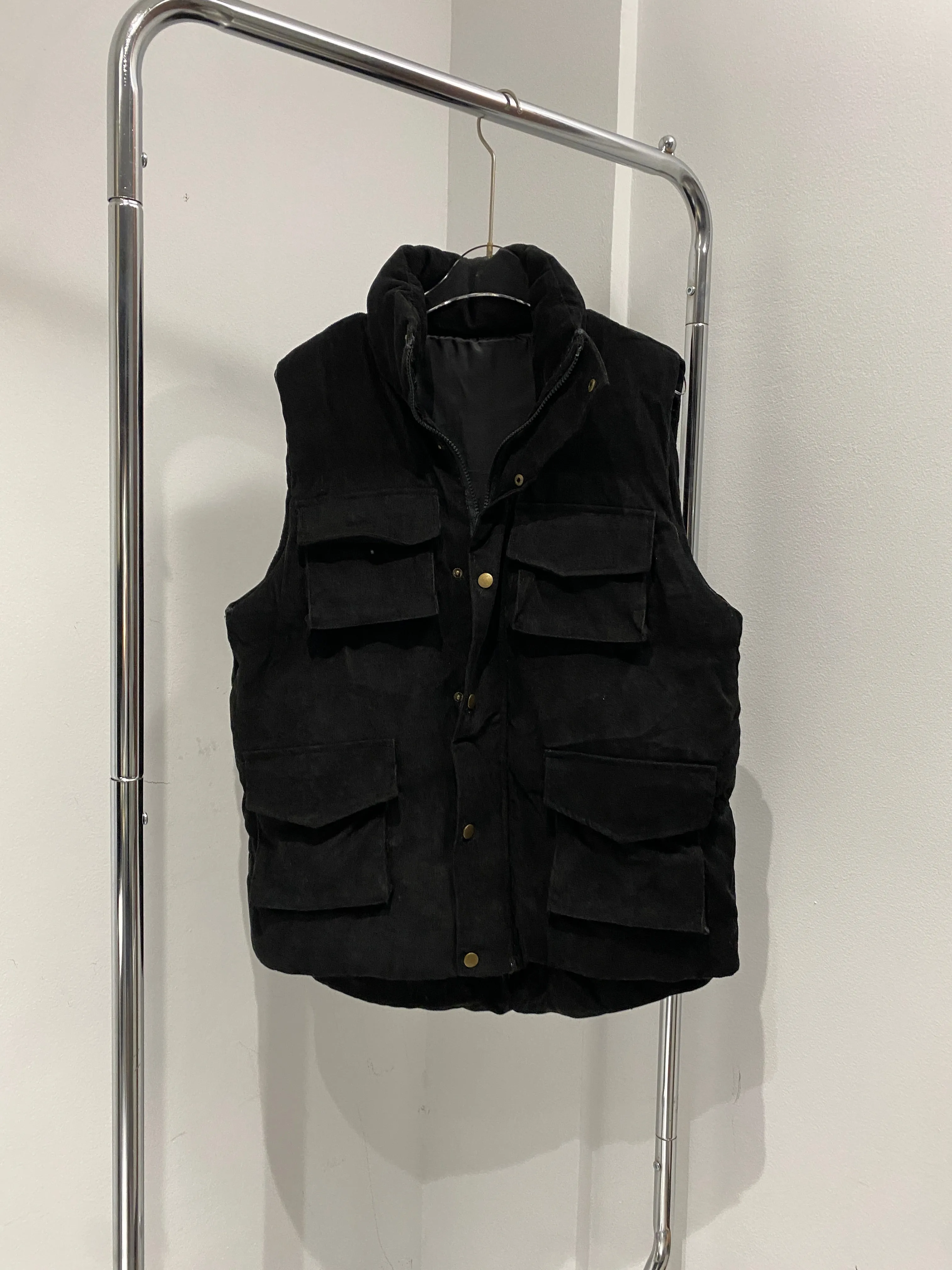 Corduroy Puffer Gilet