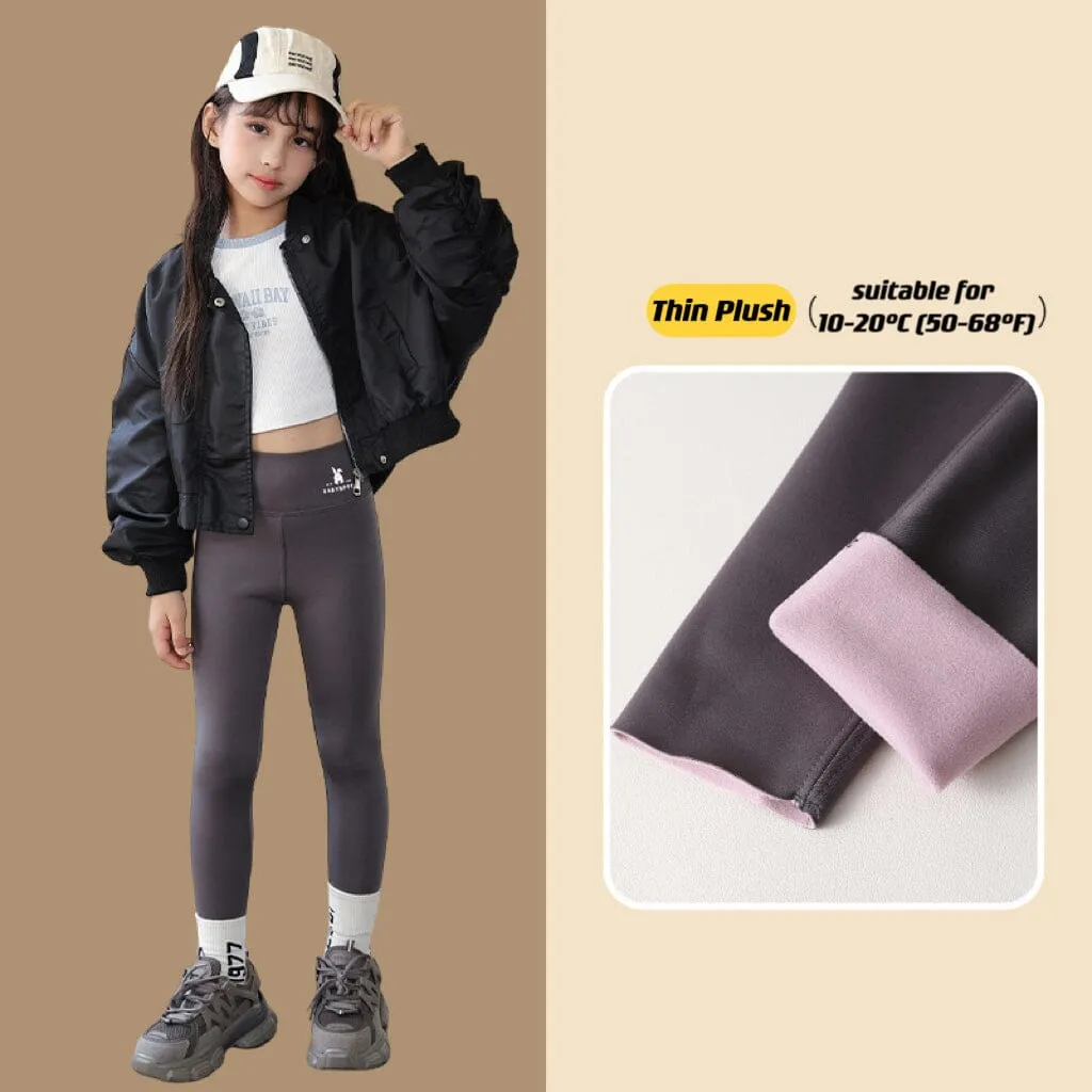 Cute Bunny High Waist Plush Yoga Leggings