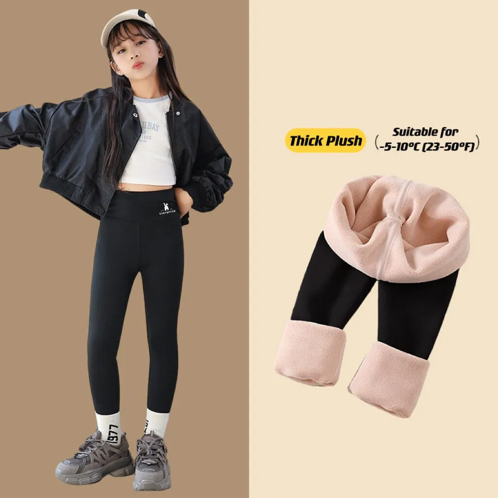 Cute Bunny High Waist Plush Yoga Leggings