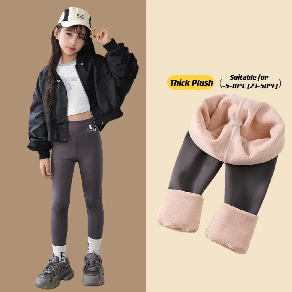 Cute Bunny High Waist Plush Yoga Leggings