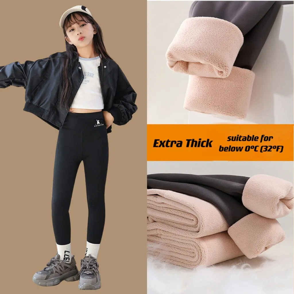 Cute Bunny High Waist Plush Yoga Leggings