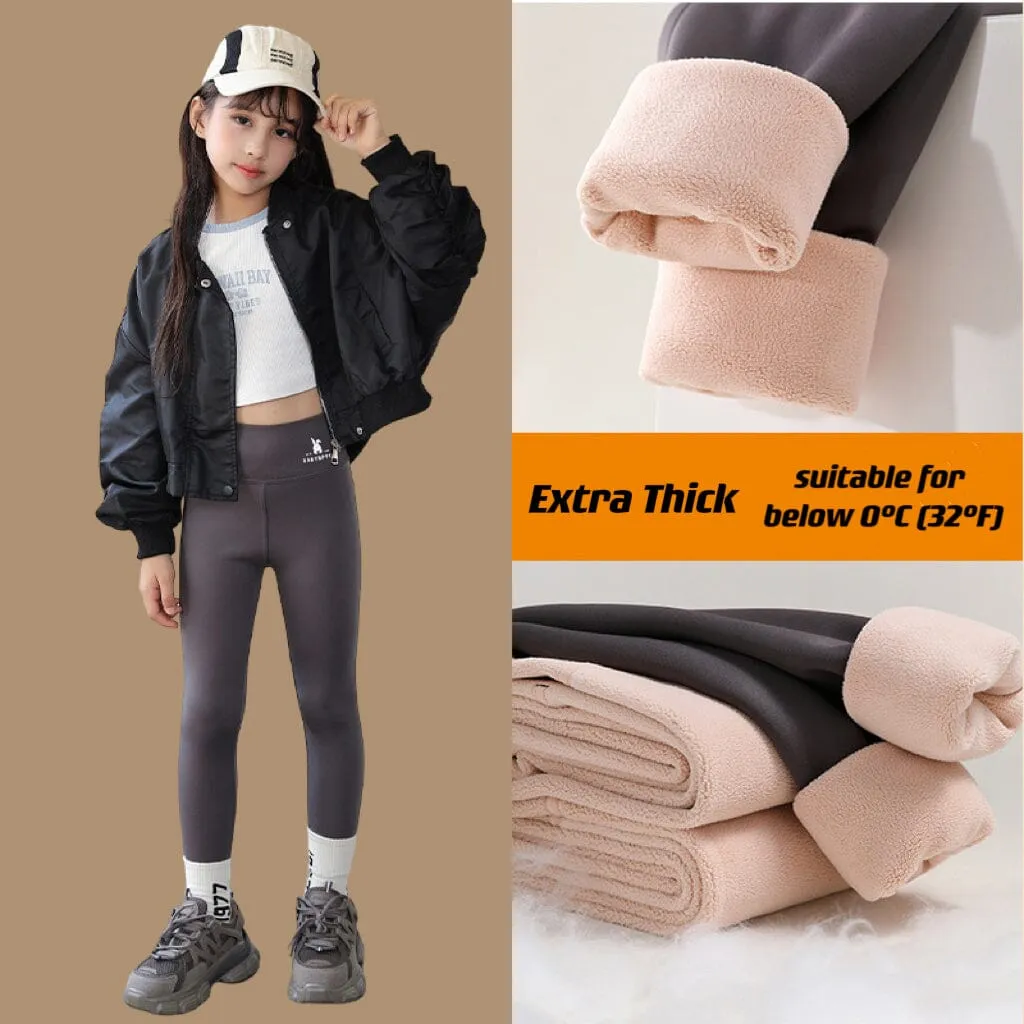 Cute Bunny High Waist Plush Yoga Leggings