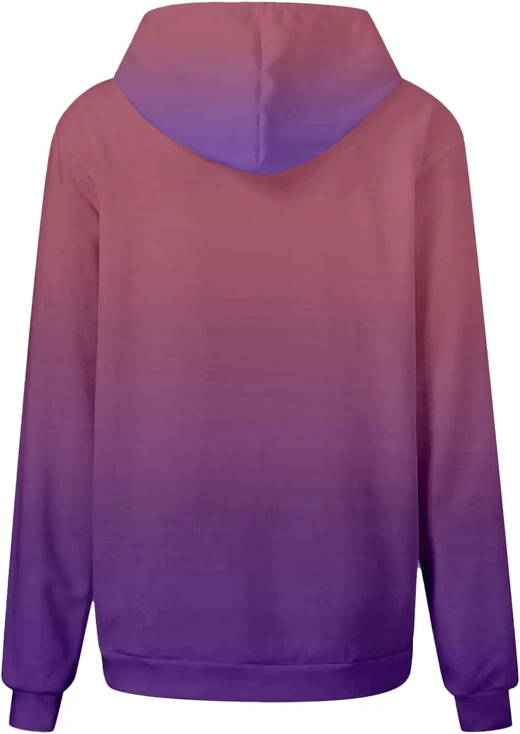 Cute Hoodies for Teen Girls Trendy Preppy Hooded Sweatshirts Oversized Long Sleeve Shirts Gradient Clothes for Girls