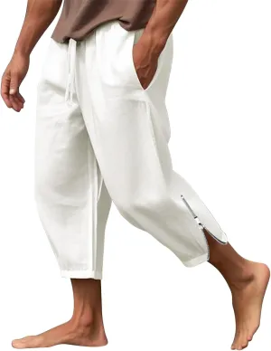 GIERIDUC Mens Heavyweight Fleece Sweatpants Dress Pants for Muscular Legs Pajama Pants for Tall Guys Athletic Outfits for Men