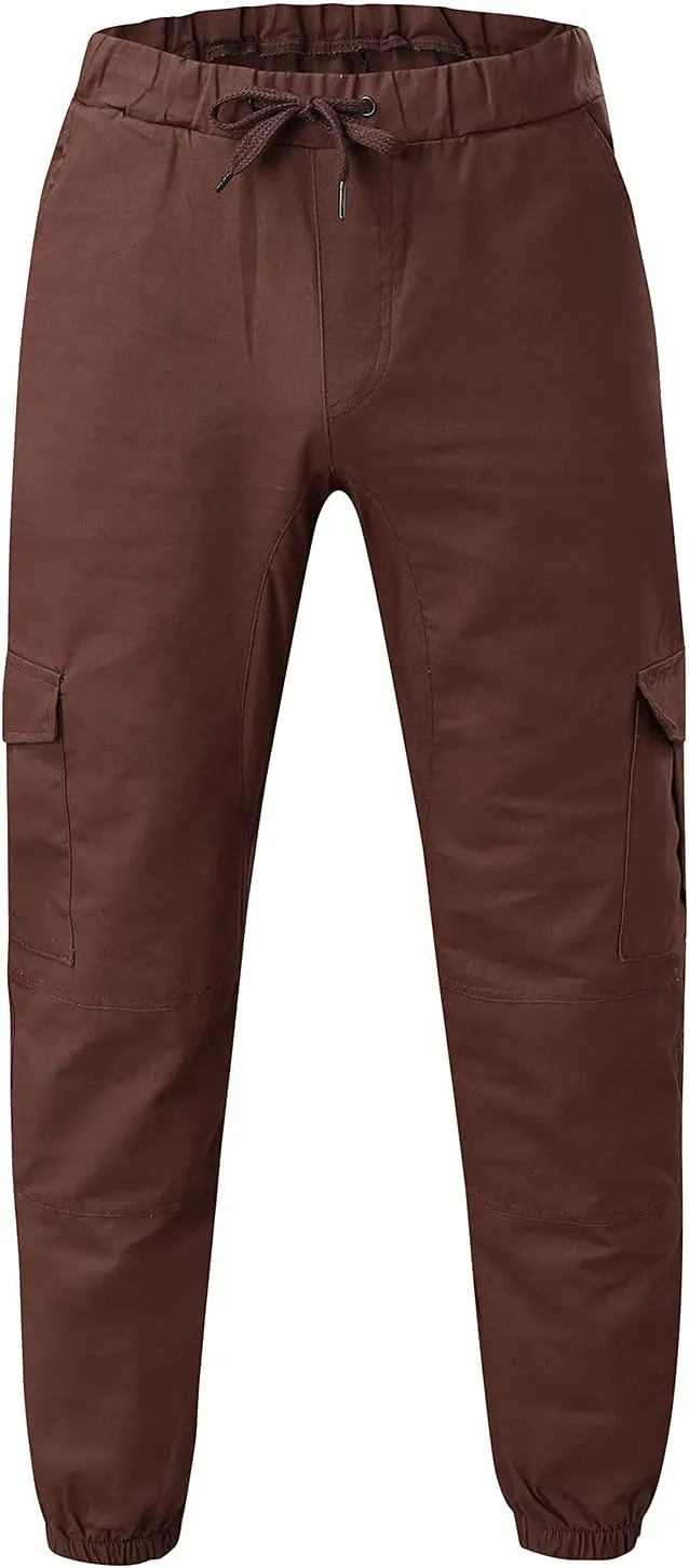 GIERIDUC Straight Leg Cargo Pants for Mens Gymnastics Equipment for Men Workout Clothes for Men Gym Men's Cotton Sweatpants