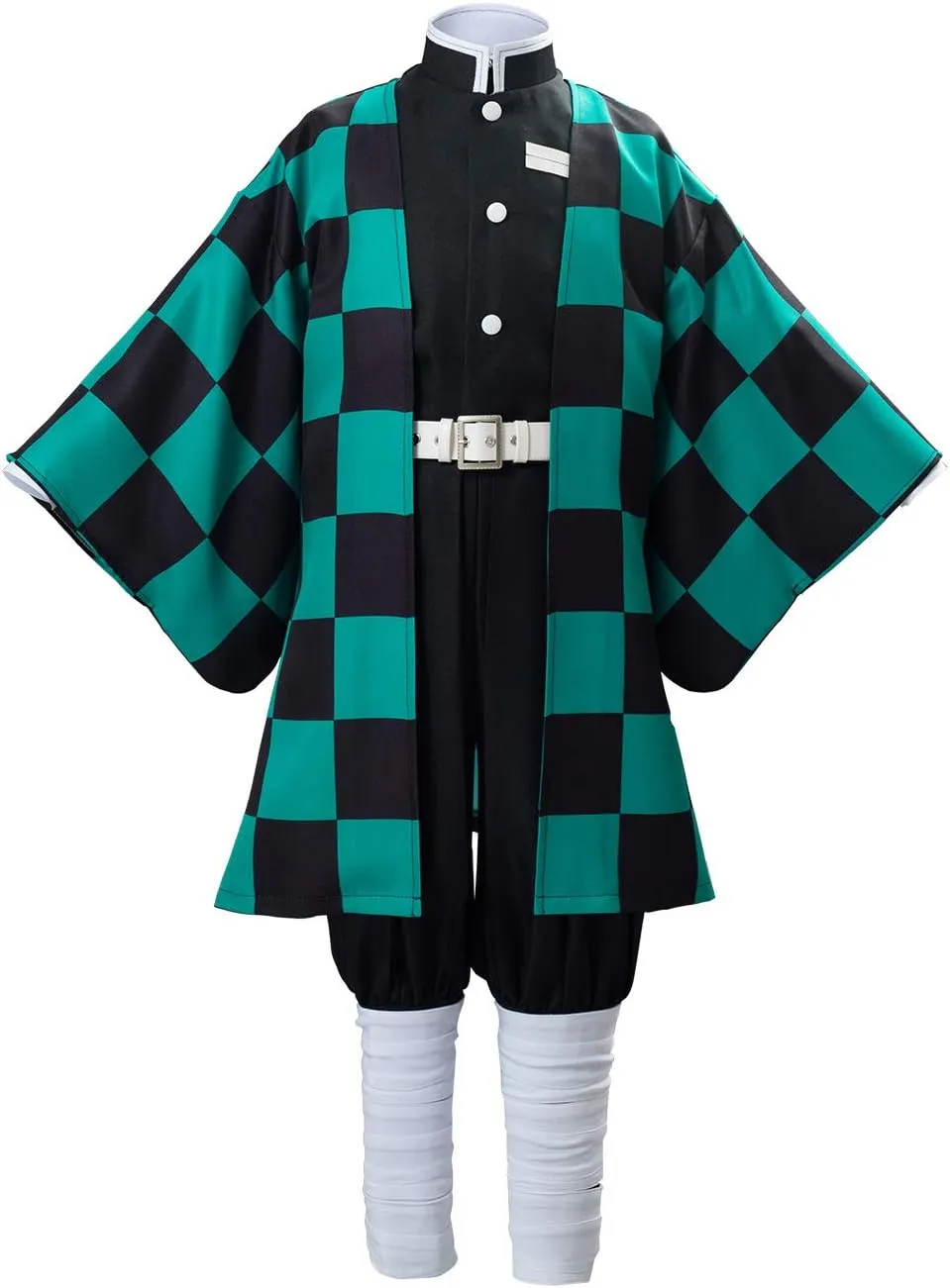 Gonriya Kids Cosplay Cloak Anime Costume Japanese Kimono Suit Full Set Outfits with Belt Earrings Props Halloween