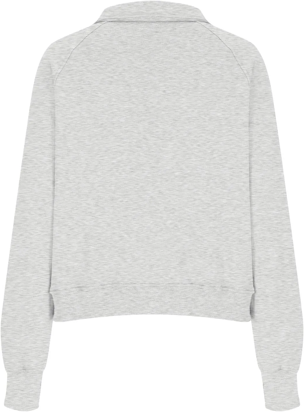 Half Zip Pullover Women Fleece Cropped Oversized Sweatshirt Pocket Quarter Zip Cute Sweatshirts with Thumb Holes