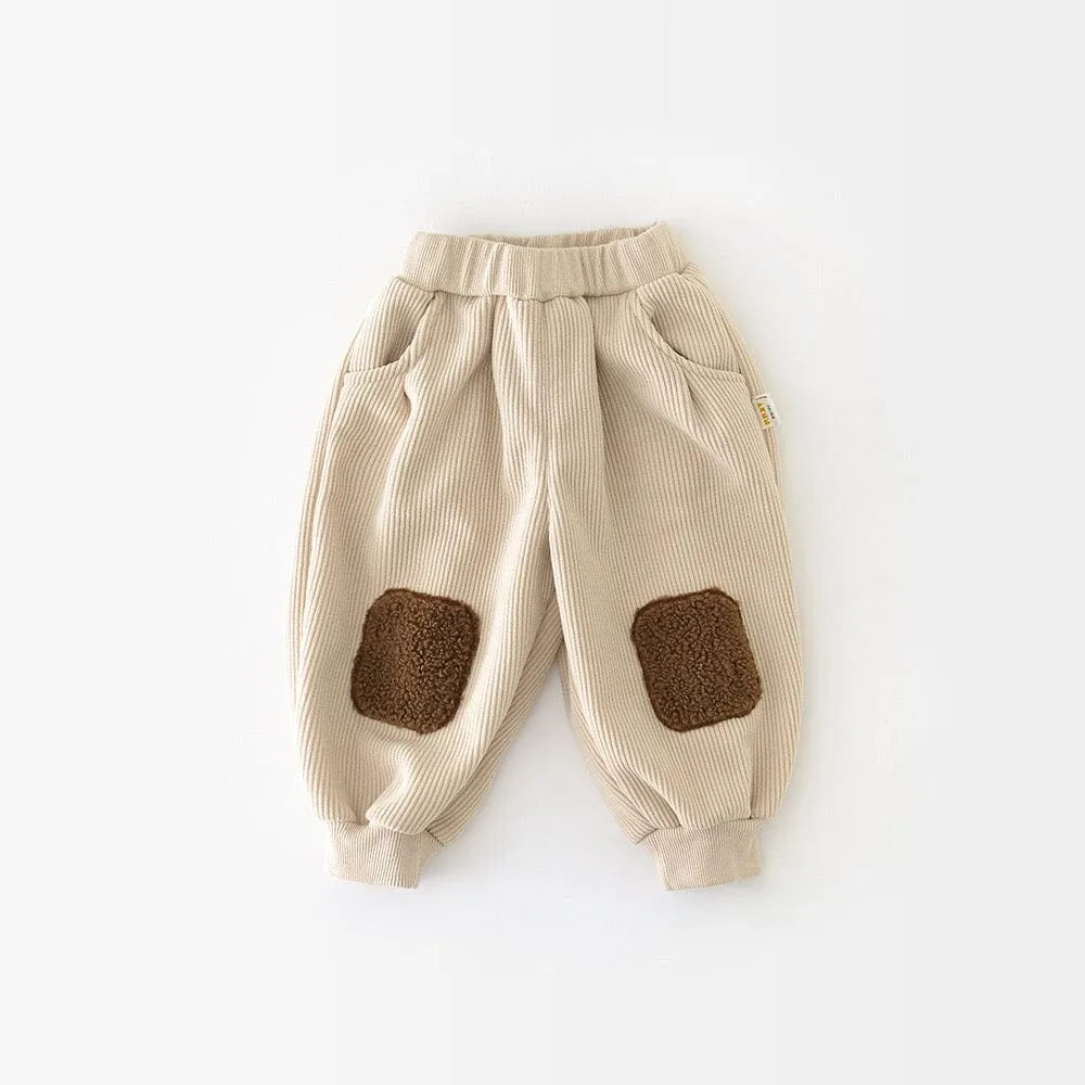 Harper Plush Patch Casual Pants