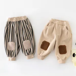 Harper Plush Patch Casual Pants