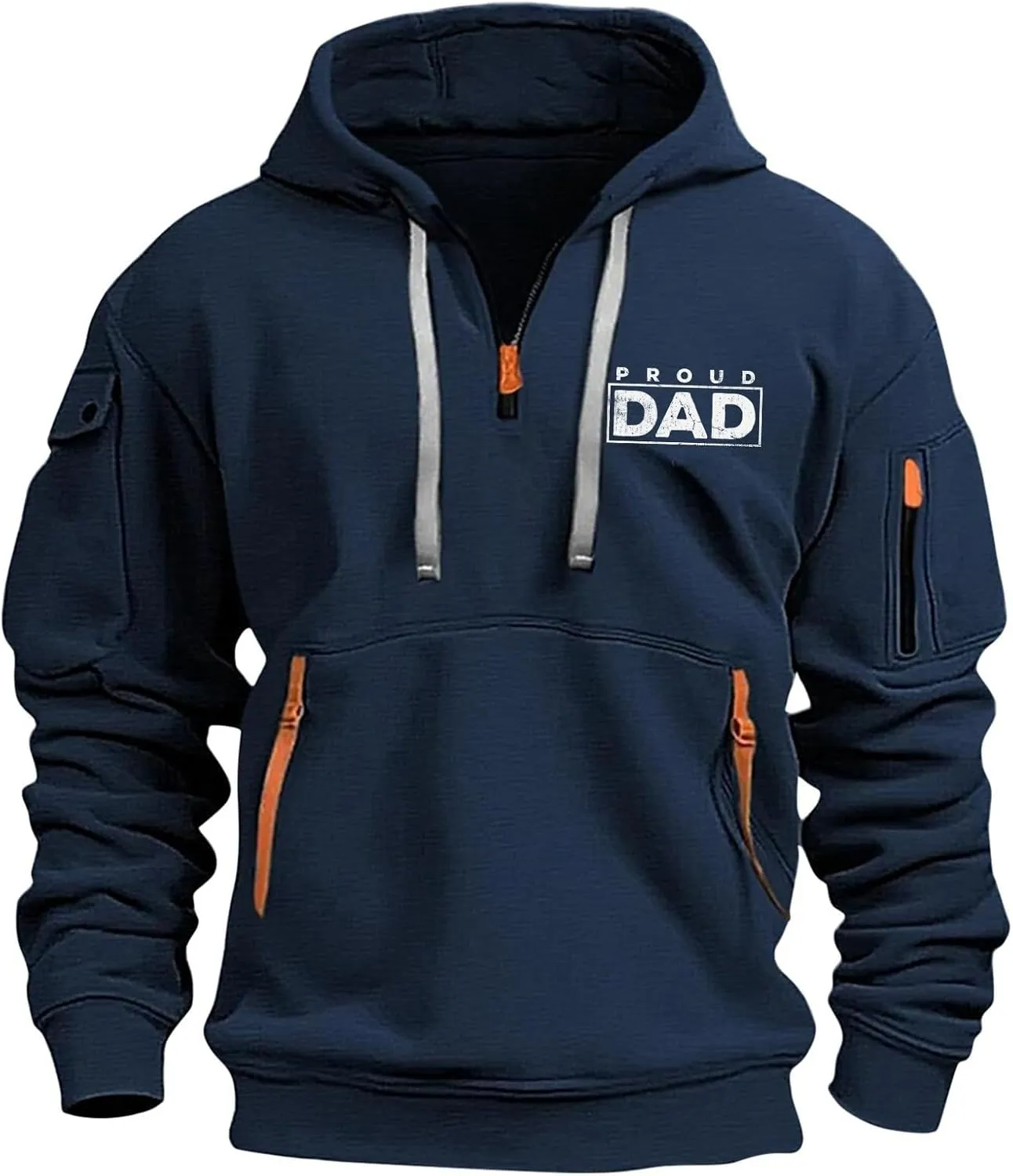 Hoodie For Men Tactical Hoodie Prints Sport Pullover Pocket Long Sleeve Casual Big And Tall Zip Up Hoodies