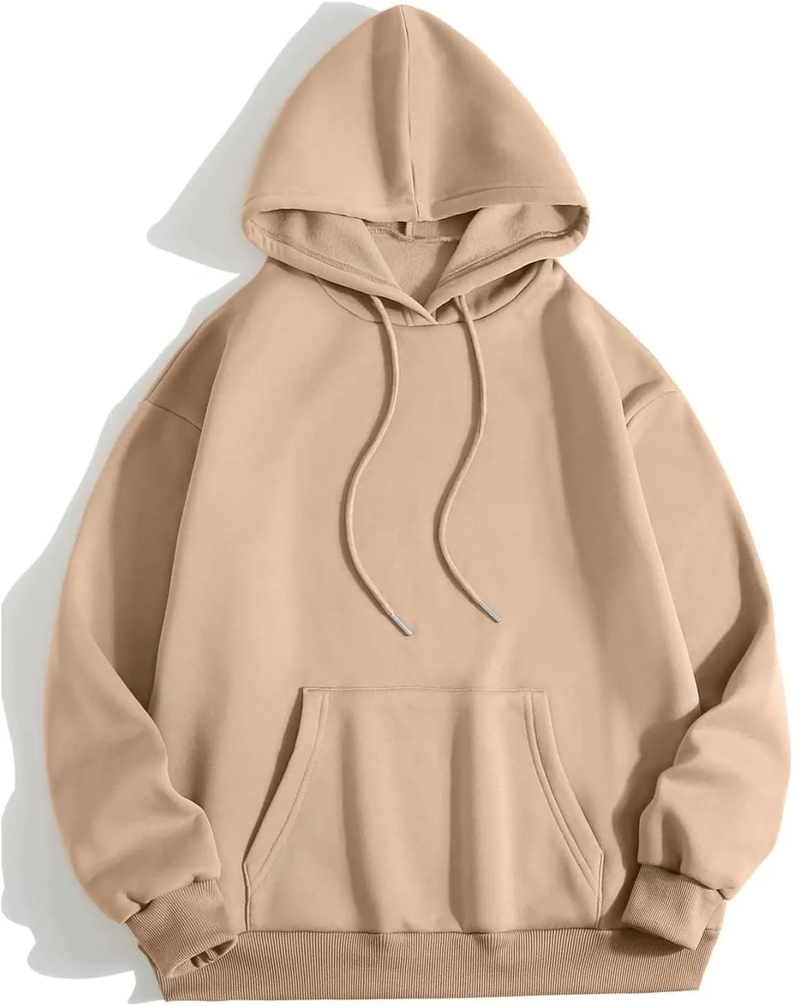 Hoodies for Women Pullover Solid Oversized Hooded Sweaters Trendy Long Sleeve Sweatshirts Fall Outfits with