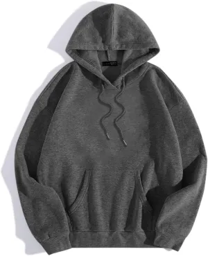 Hoodies for Women Pullover Solid Oversized Hooded Sweaters Trendy Long Sleeve Sweatshirts Fall Outfits with