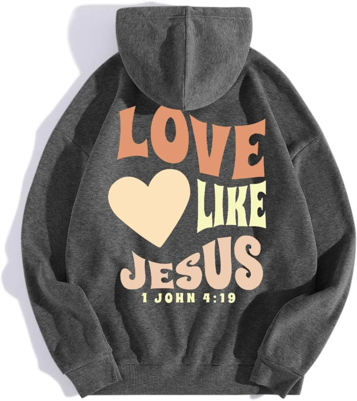 Jesus Christian Sweatshirt for Womens Jesus Loves You Religious Shirts Inspirational Long Sleeve Pullovers Tops