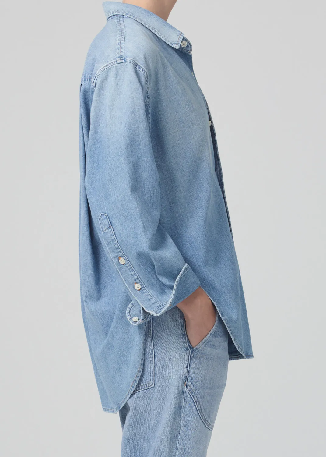 Kayla Shirt in Tide
