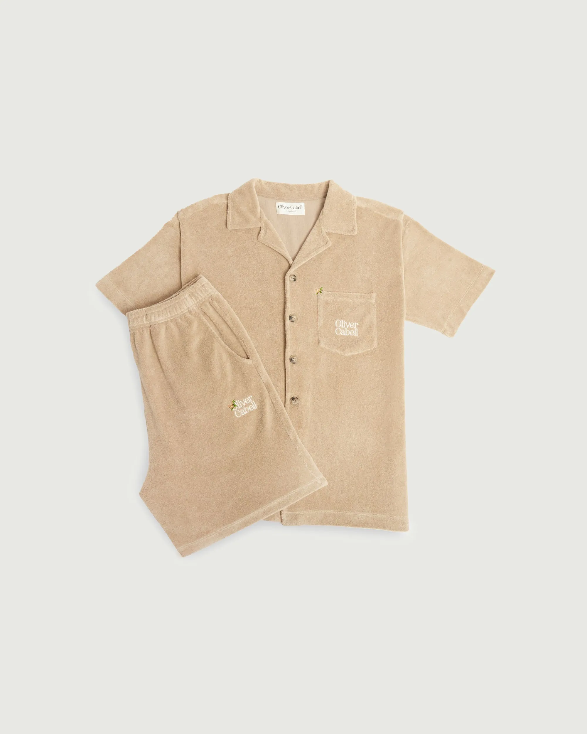 LA Capsule Terry Cloth Button-Up | Mojave