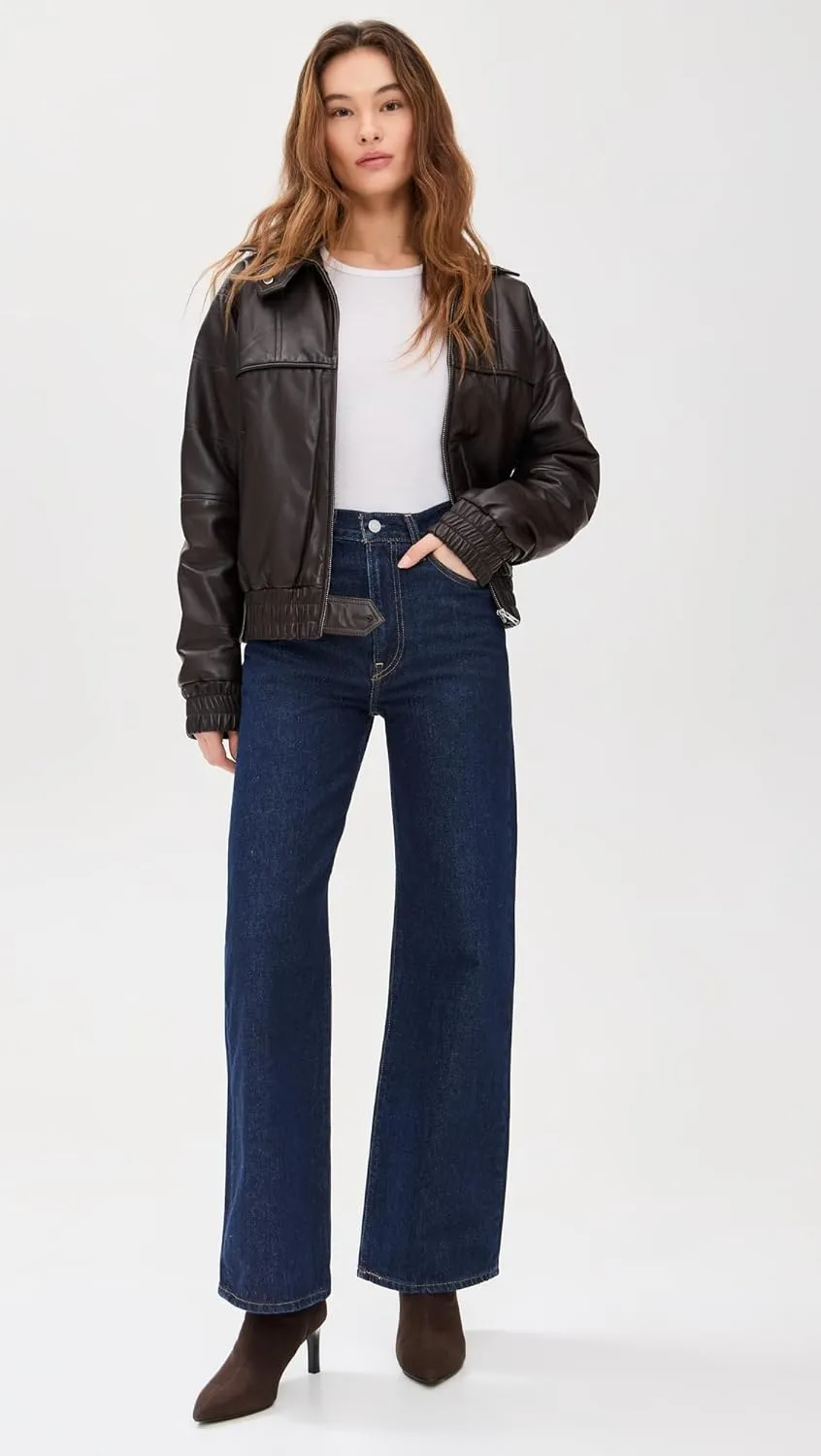 Levi's Women's Ribcage Wide Leg Jeans