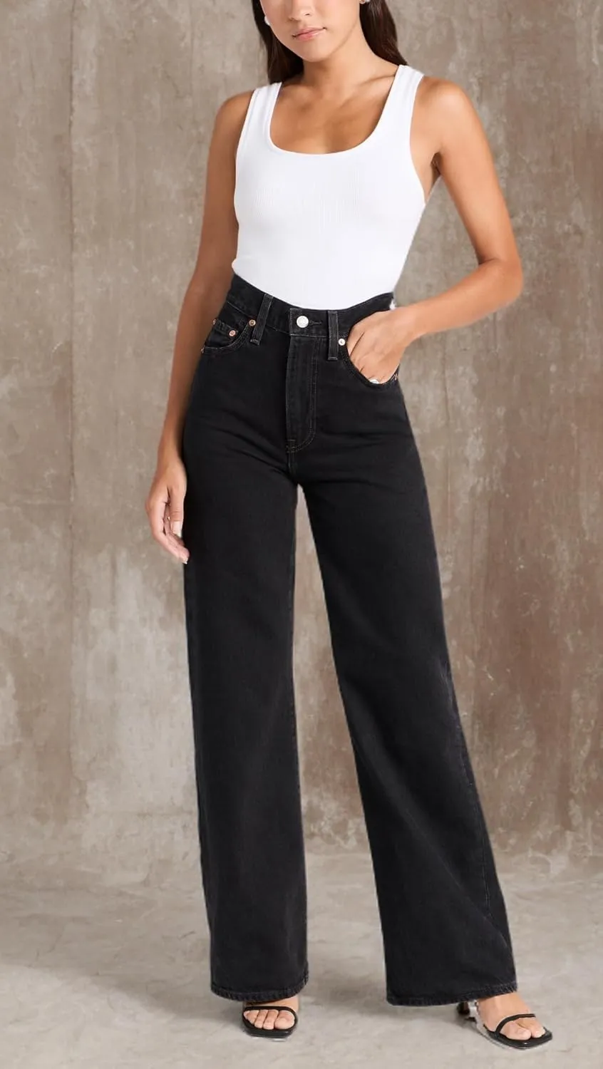 Levi's Women's Ribcage Wide Leg Jeans