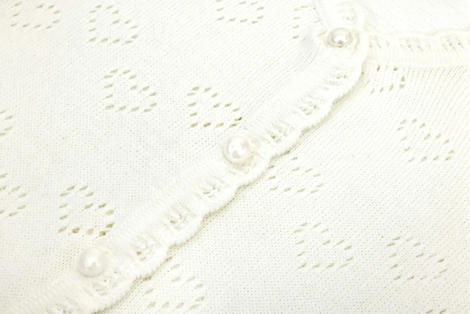 Lilax Baby Girls' Little Hearts Knit Cardigan Sweater