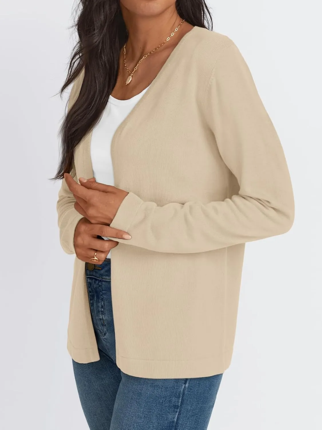 LILLUSORY Women's Cardigan Sweaters Lightweight Fall Clothes Fashion Long Sleeve Open Front 2025 Jackets