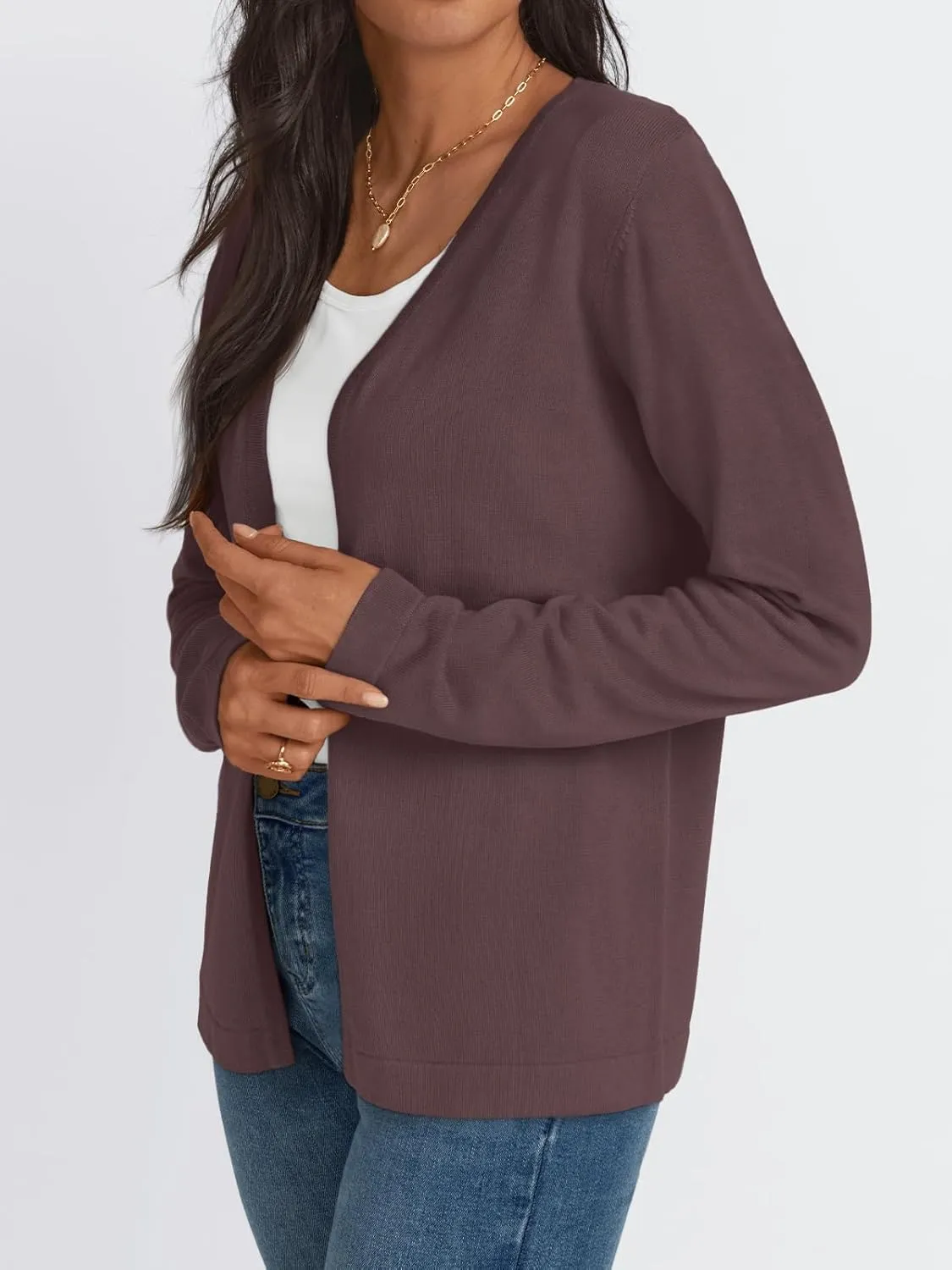 LILLUSORY Women's Cardigan Sweaters Lightweight Fall Clothes Fashion Long Sleeve Open Front 2025 Jackets