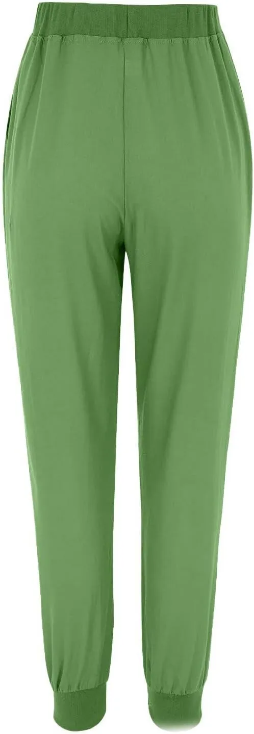 Linen Pants for Women Cotton Linen Loose Fit Trousers Wide Leg Pant Palazzo Pants Casual Summer Going Out 2025