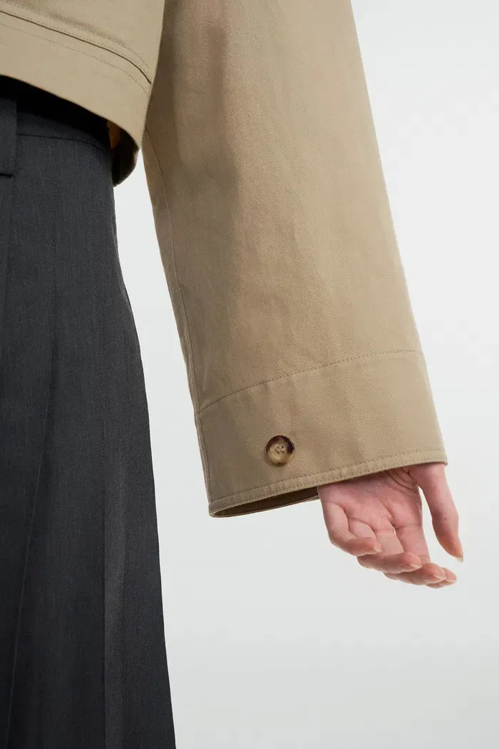 Louise Handcrafted Jacket in Cotton Blend