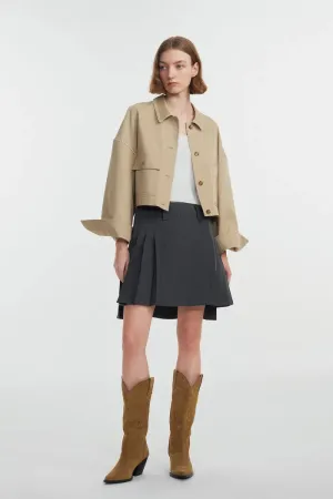 Louise Handcrafted Jacket in Cotton Blend