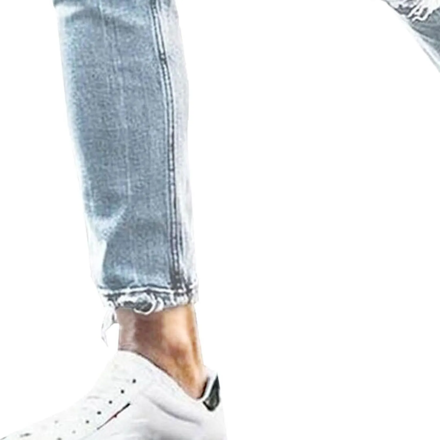 Maiyifu-GJ Mens Slim Fit Ripped Jeans Stretch Skinny Biker Jeans for Men Fashion Distressed Tapered Leg Denim Pants