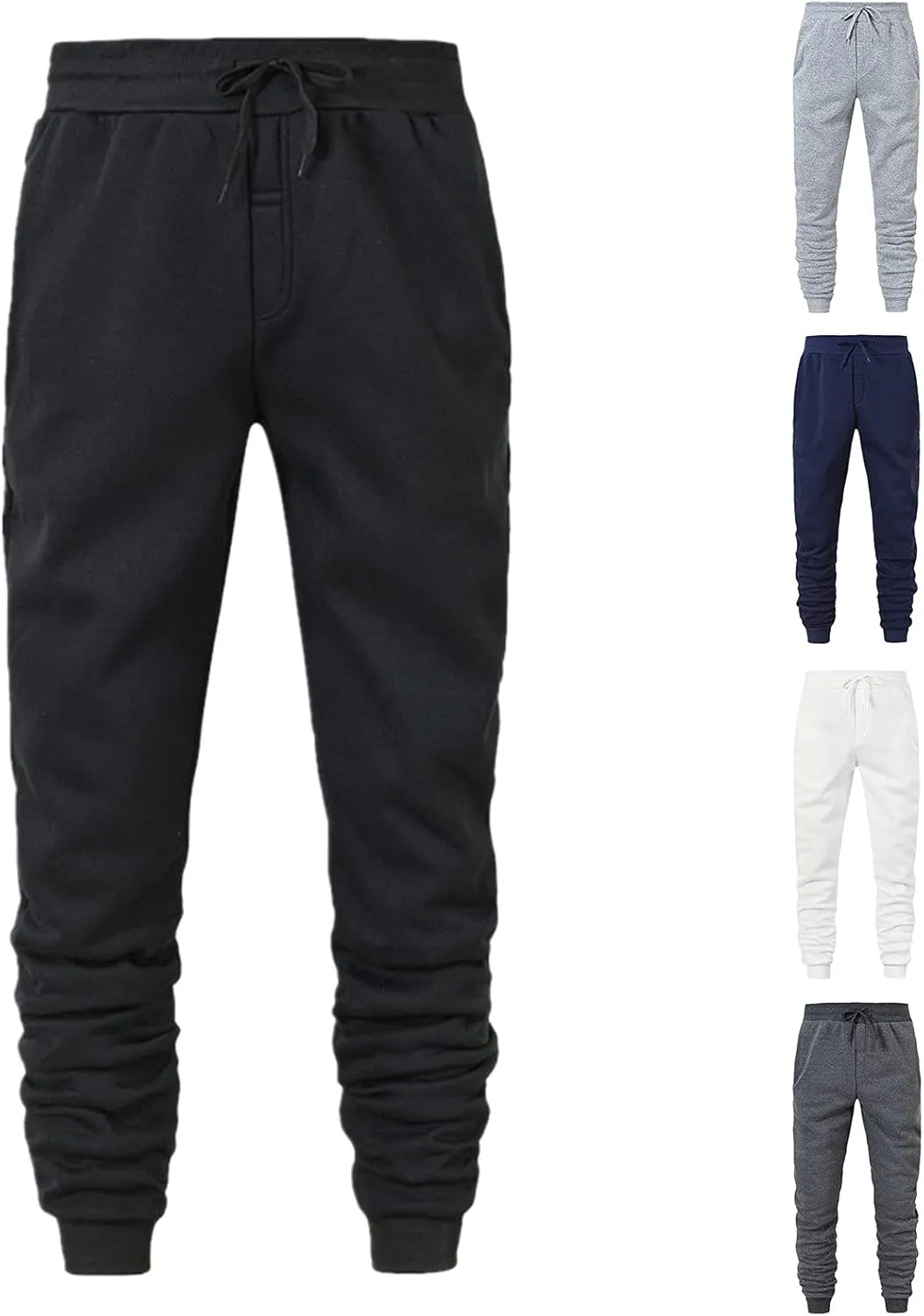 Men's Cargo Sweatpants Loose Casual Open Leg Sweatpants with Training Pants Men Mens Sweatpant Athletic Workout Casual