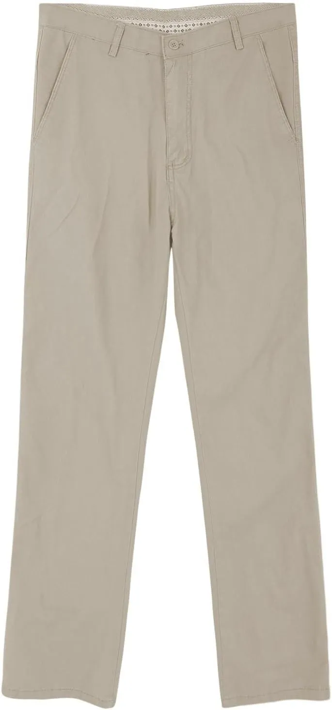 Men's Dress Pants Casual Cotton Pants Summer Casual Pants Men's Breathable Classic Business Casual Wedding Suit