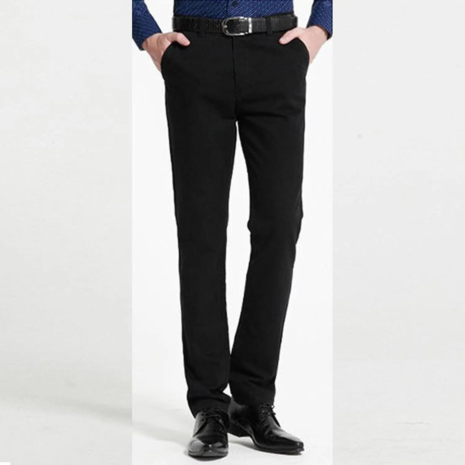 Men's Dress Pants Casual Cotton Pants Summer Casual Pants Men's Breathable Classic Business Casual Wedding Suit