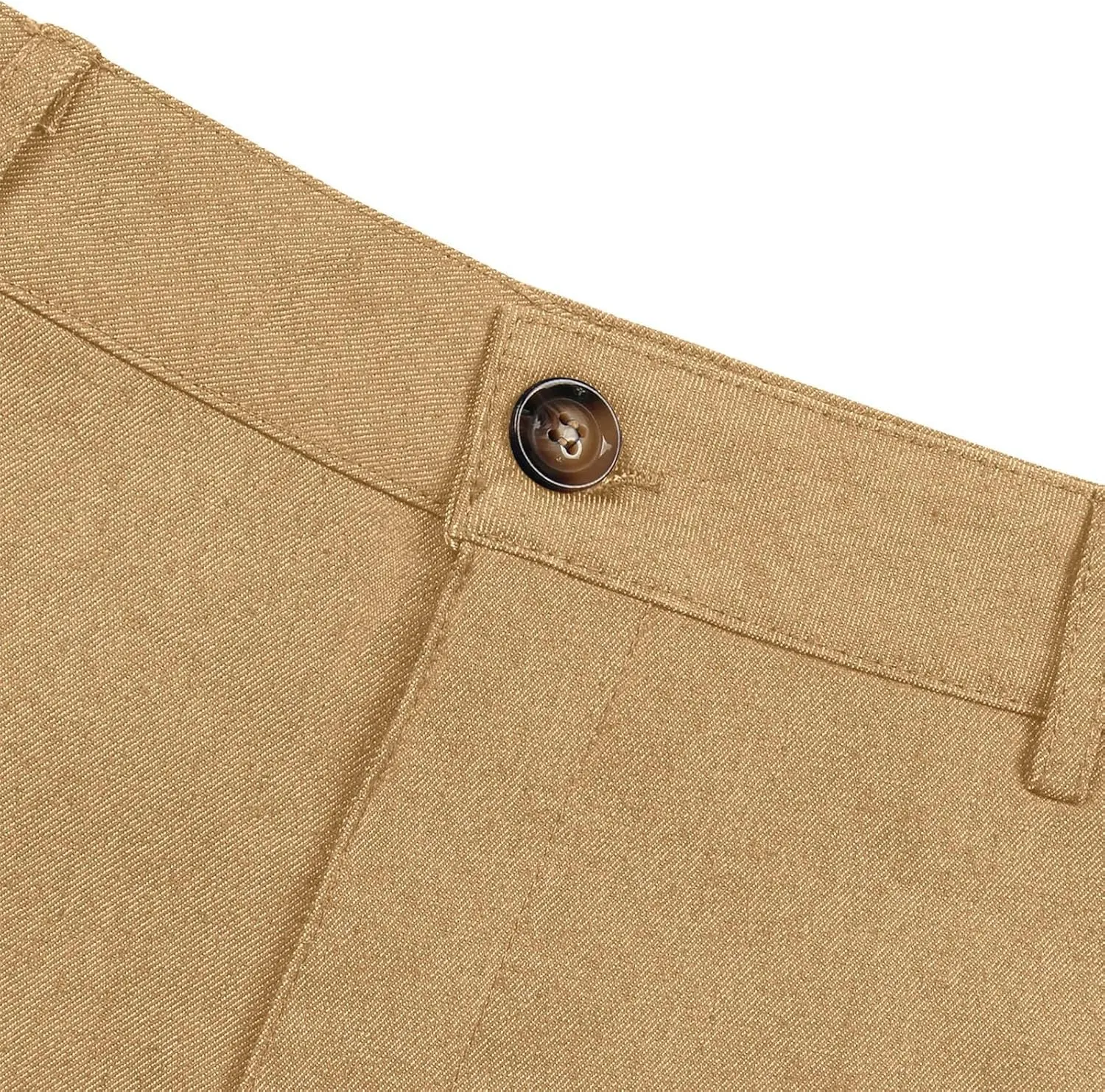 Men's Fashion Cotton Slim Fit Dress Pants Casual Business Skinny Stretch Chino Pants Golf Pencil Pants with Pockets