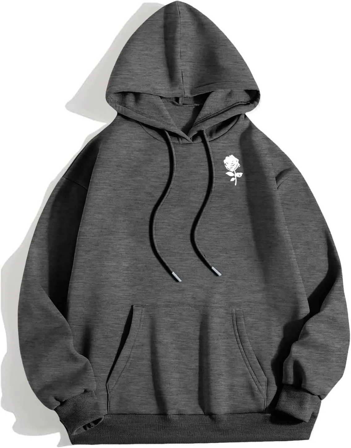 Men's Fashion Loose Sweatshirt Graphic Hoodies for Men Pullover Sweatshirt 2024 Long Sleeve Drawstring Casual Hooded