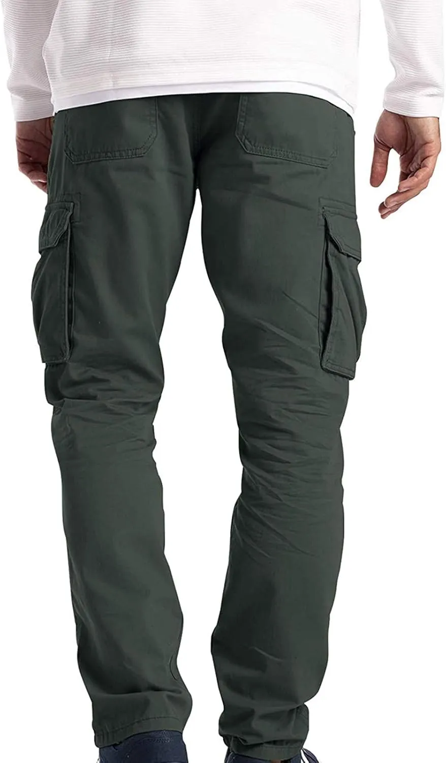 Mens Hiking Outdoor Recreation Pants Slim Fit Casual Fashion Tracksuit Jogging Bottoms Pockets Mens Loose Fit Jogging