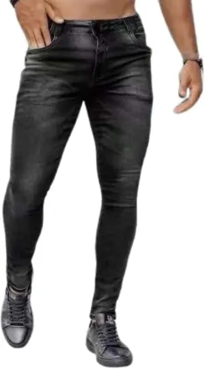 Mens Jeans Pants Slim Fit Comfy Stretch Jeans Pants Distressed Fashion Comfort Pants Summer Trousers for Daily Work