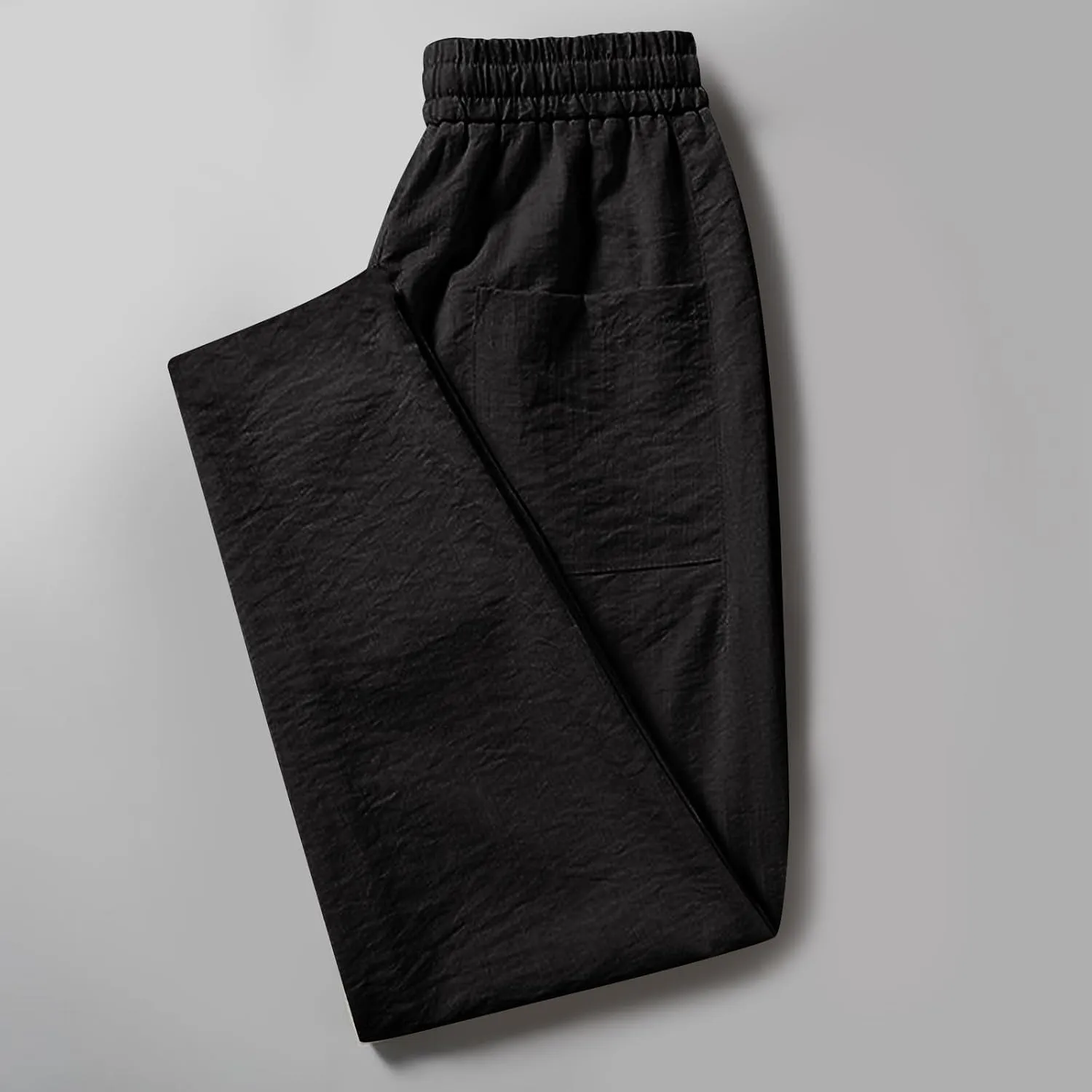 Men's Joggers Pants Drawstring Elastic Waist Lightweight Casual Pants Trendy Slim Fit Workout Pants with Pockets