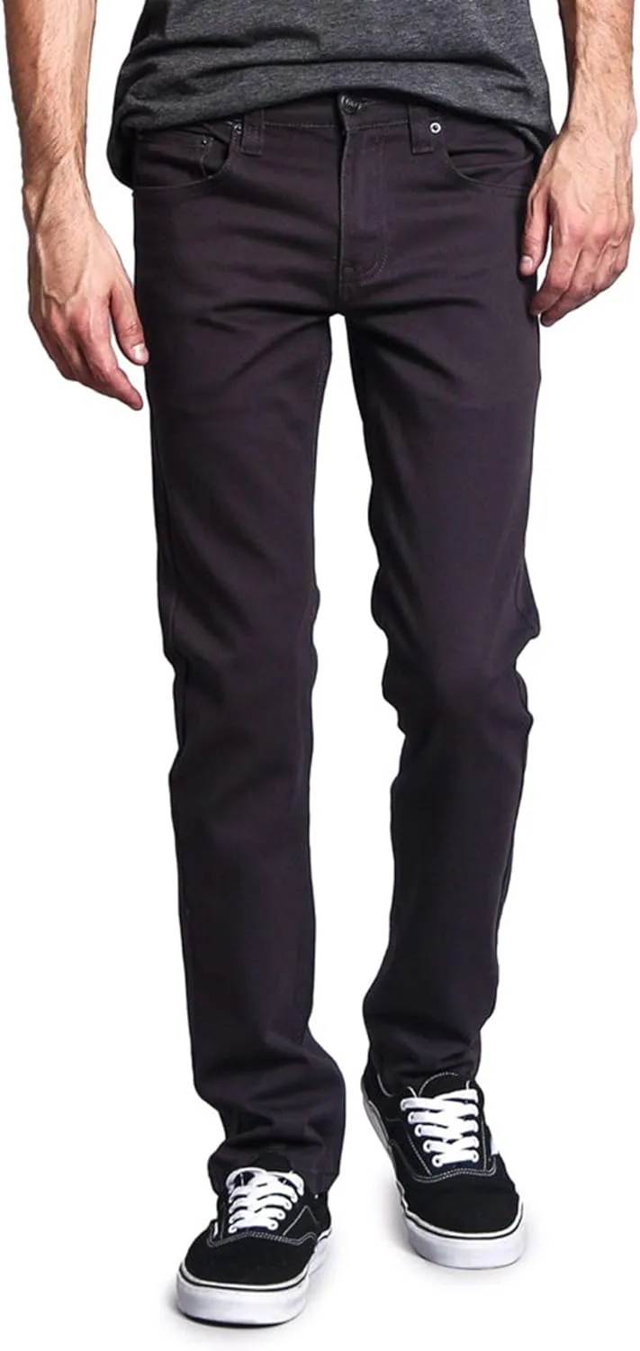 Men's Skinny Fit Color Stretch Jeans