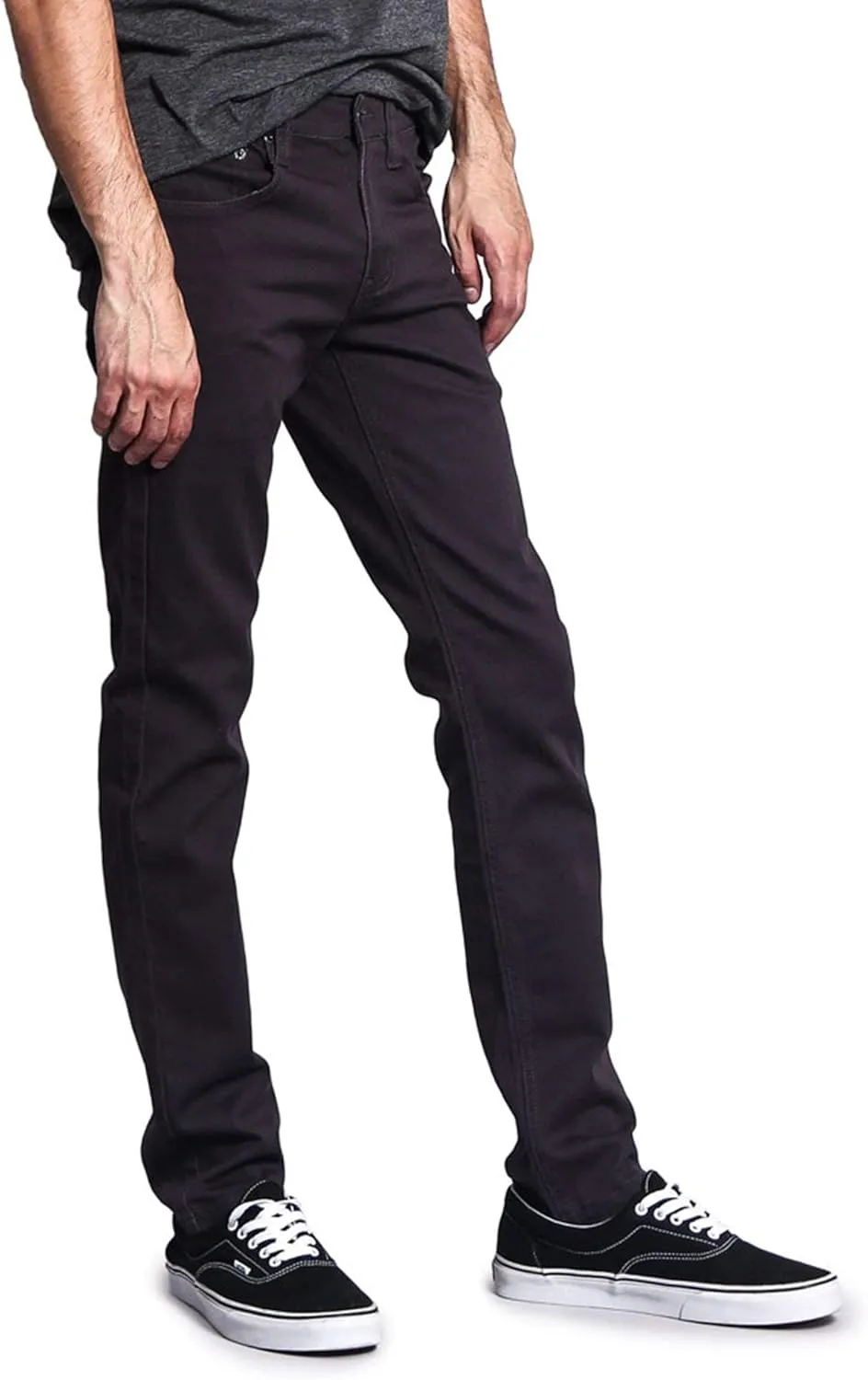 Men's Skinny Fit Color Stretch Jeans