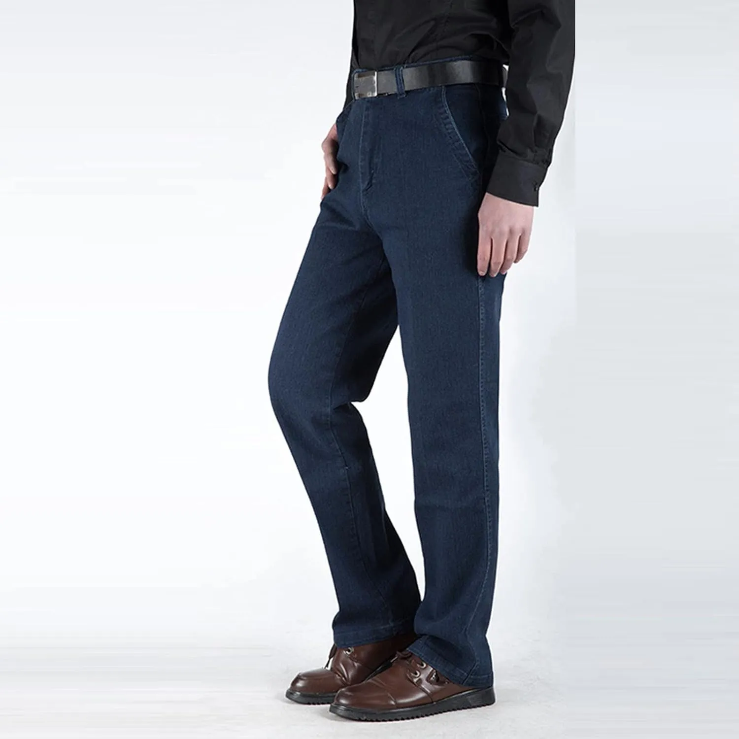 Men's Slim Fit Stretch Jeans Skinny Jeans for Men Distressed Straight Leg Fashion Comfort Flex Waist Pants Mens