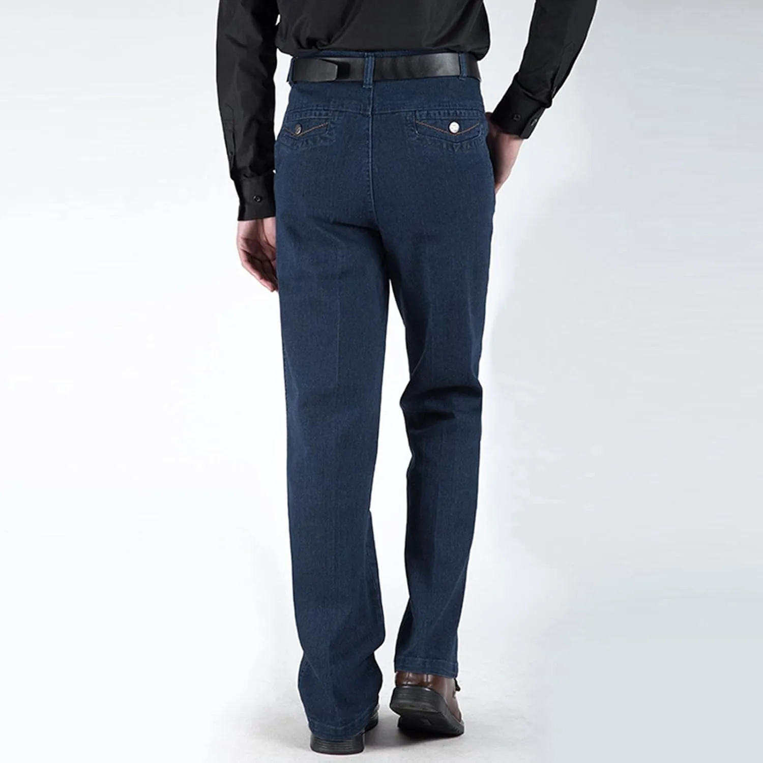 Men's Slim Fit Stretch Jeans Skinny Jeans for Men Distressed Straight Leg Fashion Comfort Flex Waist Pants Mens