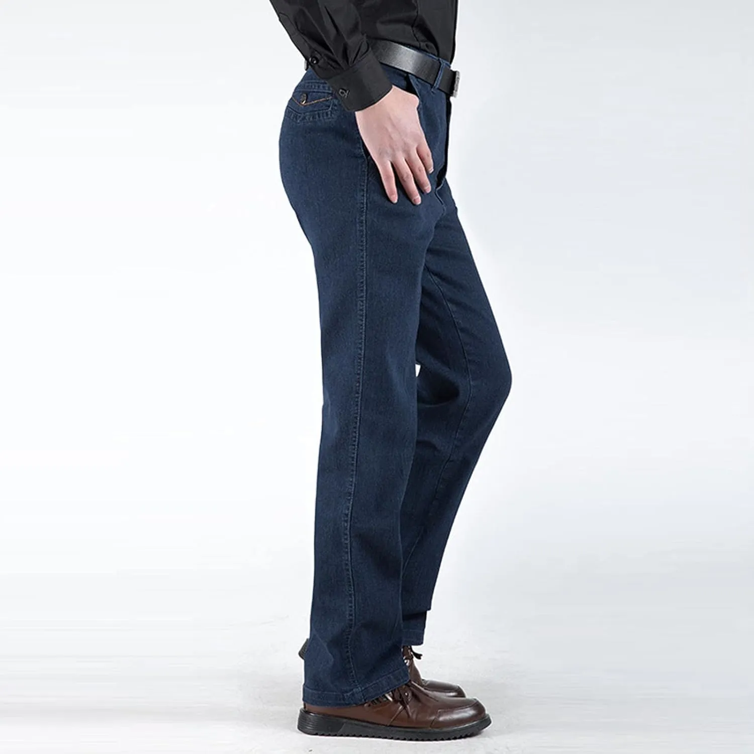 Men's Slim Fit Stretch Jeans Skinny Jeans for Men Distressed Straight Leg Fashion Comfort Flex Waist Pants Mens