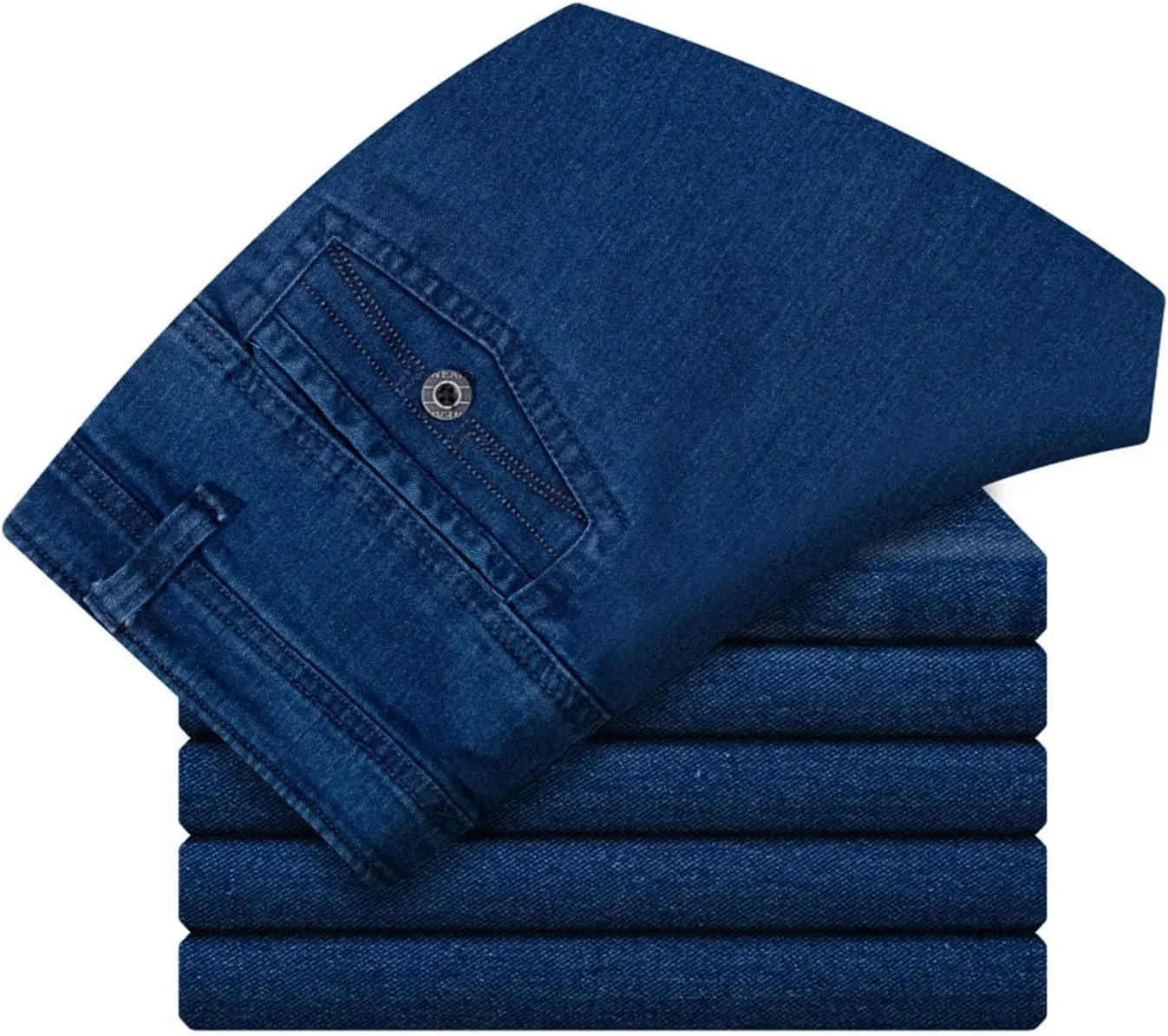 Men's Slim Fit Stretch Jeans Skinny Jeans for Men Distressed Straight Leg Fashion Comfort Flex Waist Pants Mens