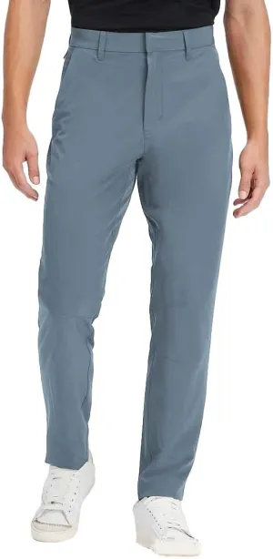 Mens Solid Color Suit Casual Pants Mid Waist Lightweight Slim Fit Fashion Business Pants Dressy Stylish Straight Skinny Pants